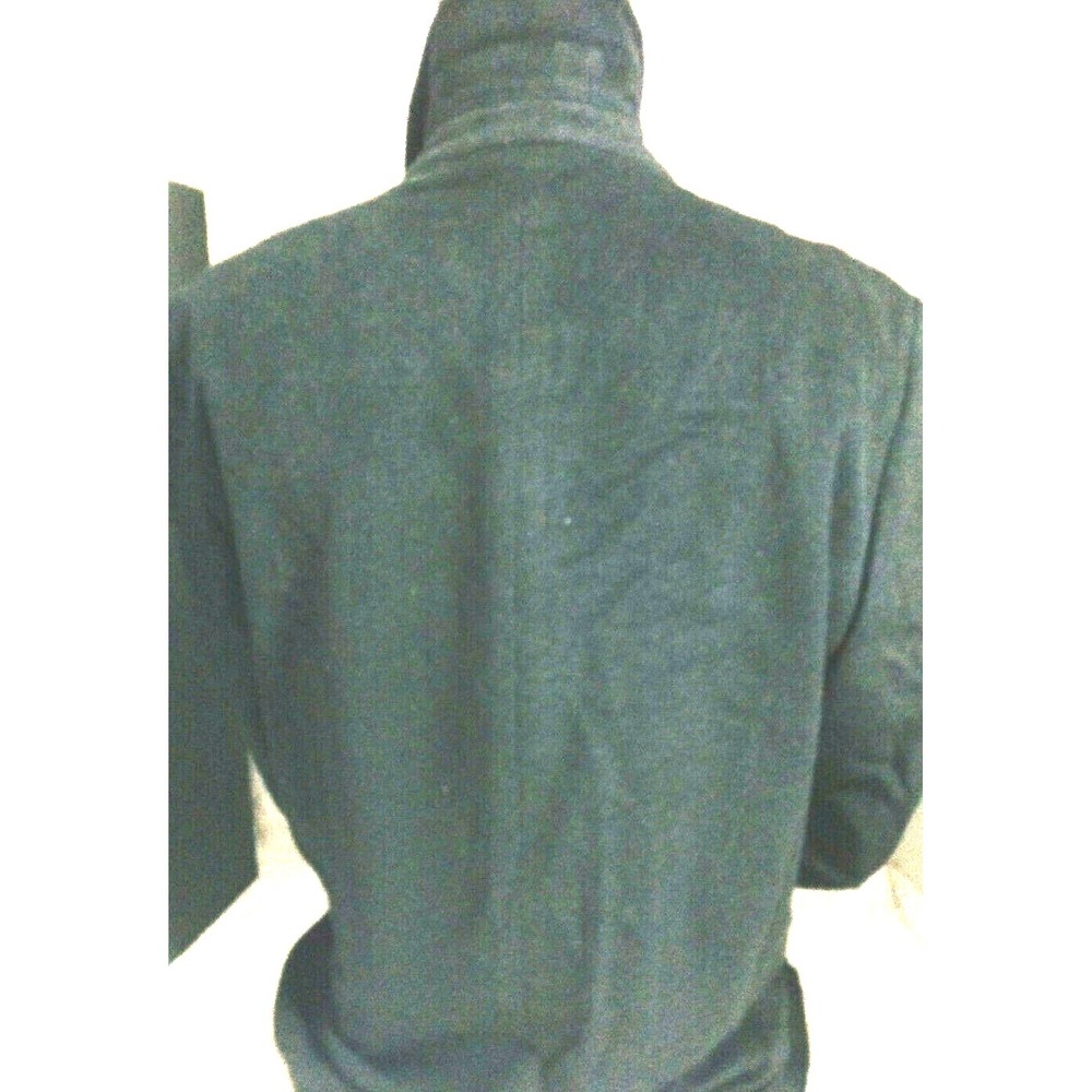 Ralph Lauren Men's Black Size 44R Jake Solid Wool Blend Winter Overcoat Peacoat - Picture 2 of 6